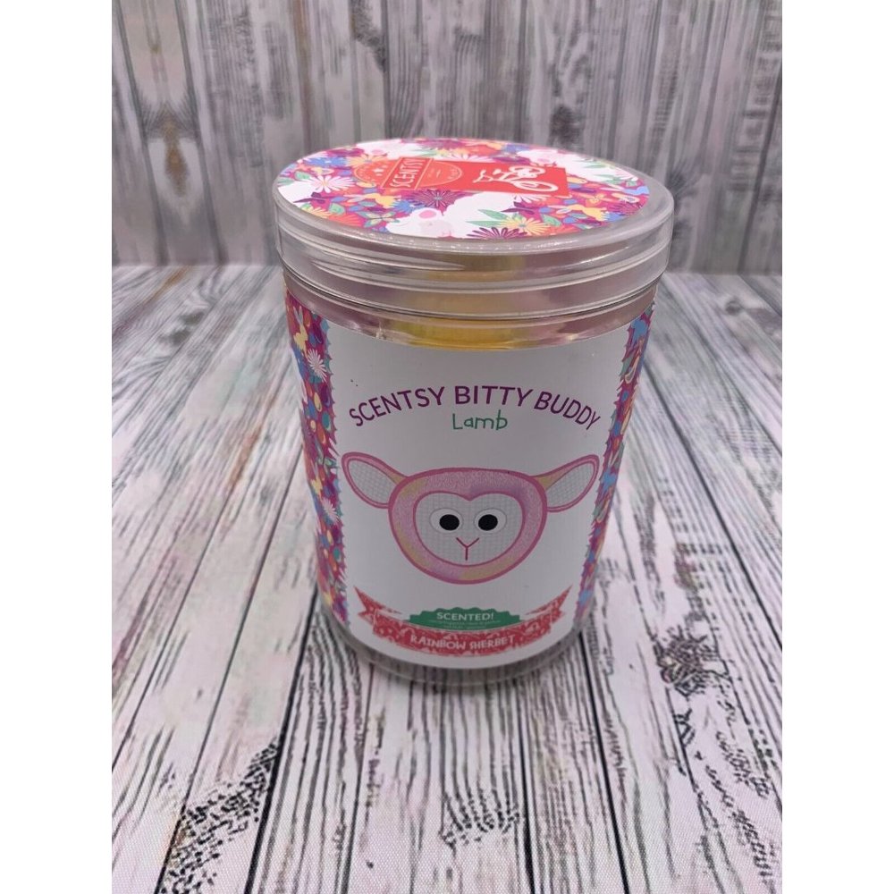 Scentsy Bitty Buddy Lamb Rainbow Sherbert